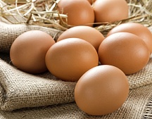 Яйца от молодых несушек (мелкие)